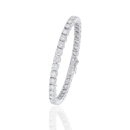 Classic Round Diamond Tennis Bracelet