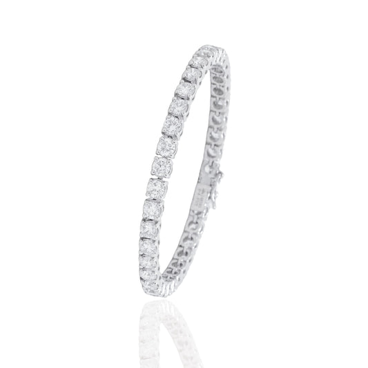 Classic Round Diamond Tennis Bracelet