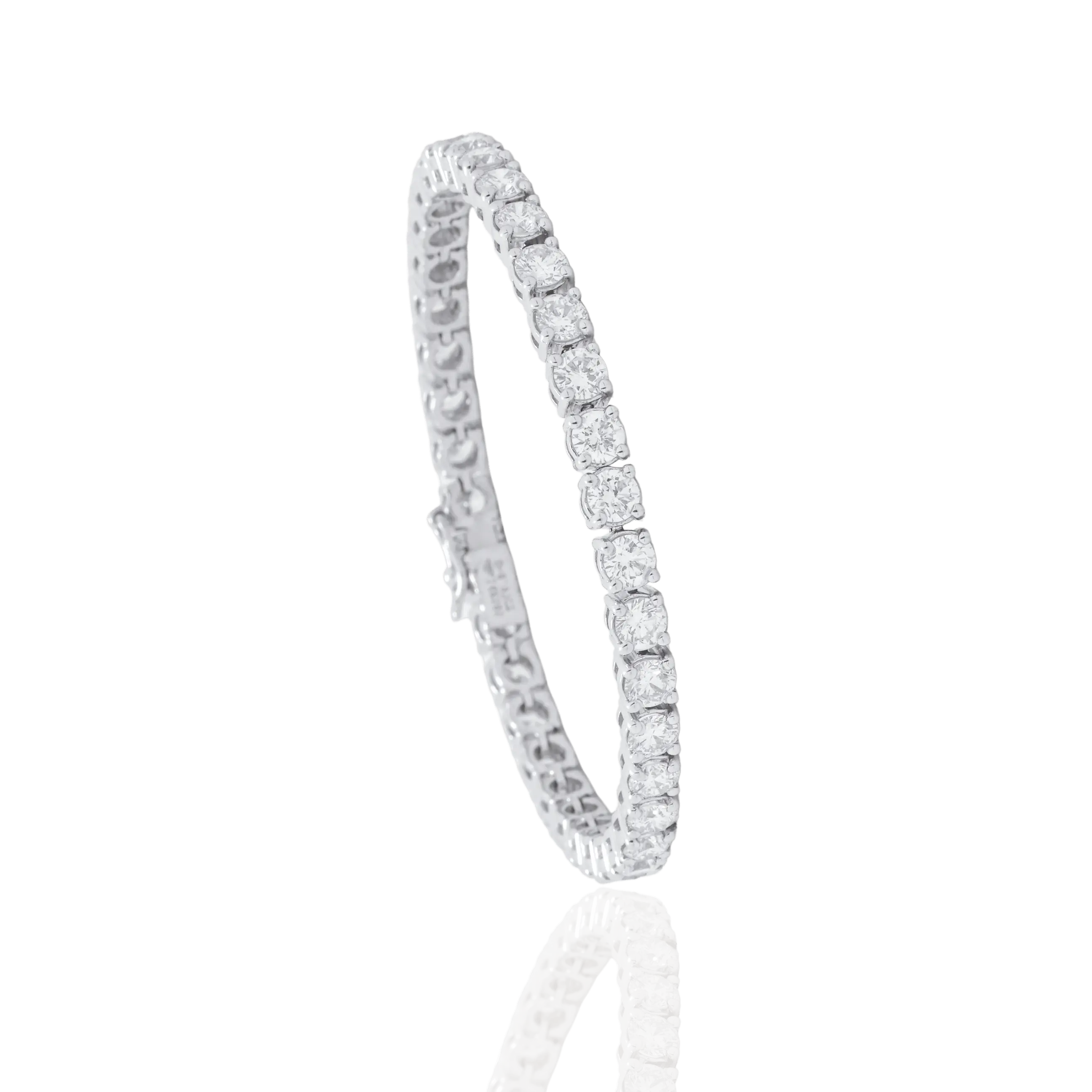 Classic Round Diamond Tennis Bracelet