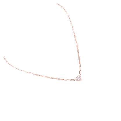 Heart Diamond Pendant Necklace