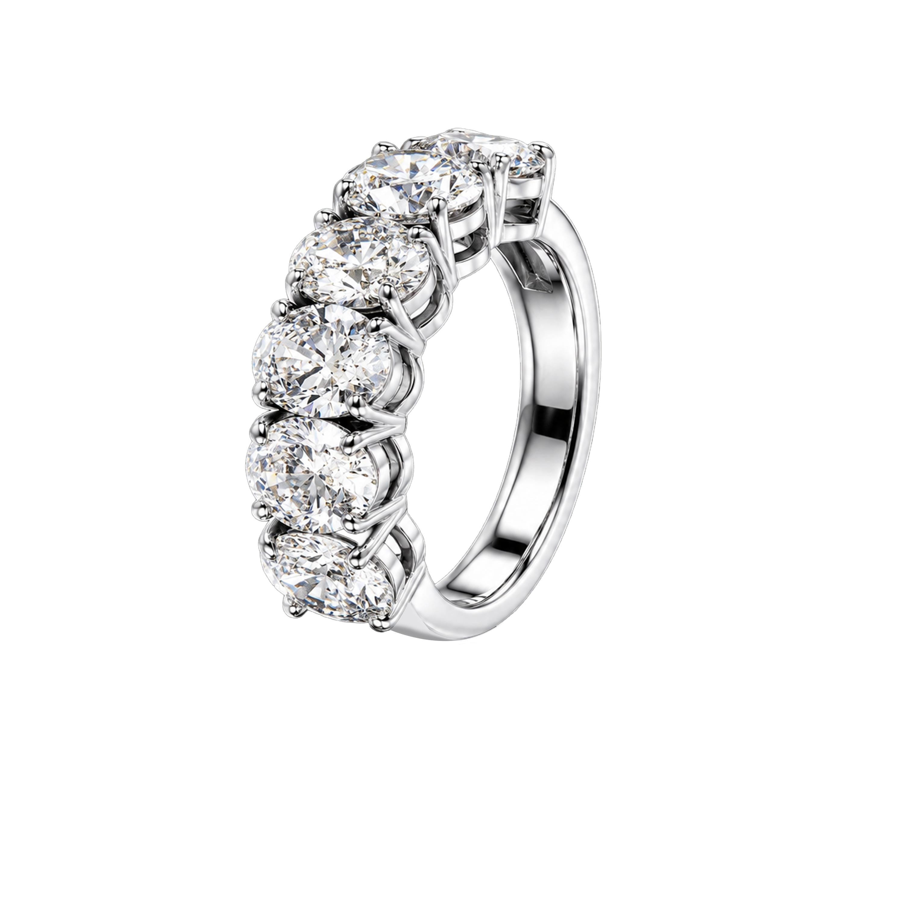 Diamond Cluster Eternity Ring