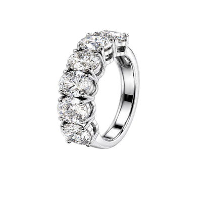 Diamond Cluster Eternity Ring