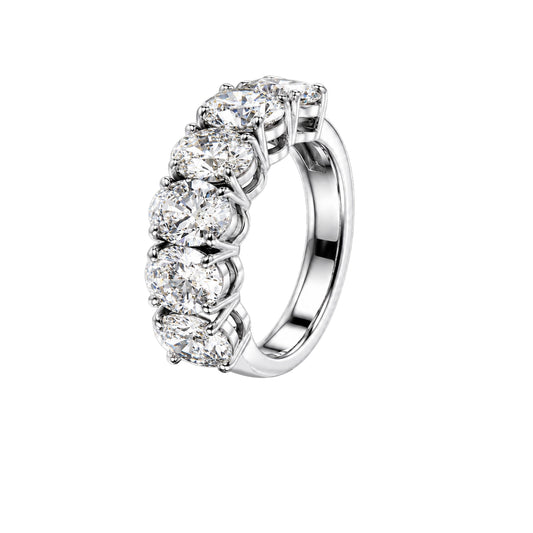 Diamond Cluster Eternity Ring