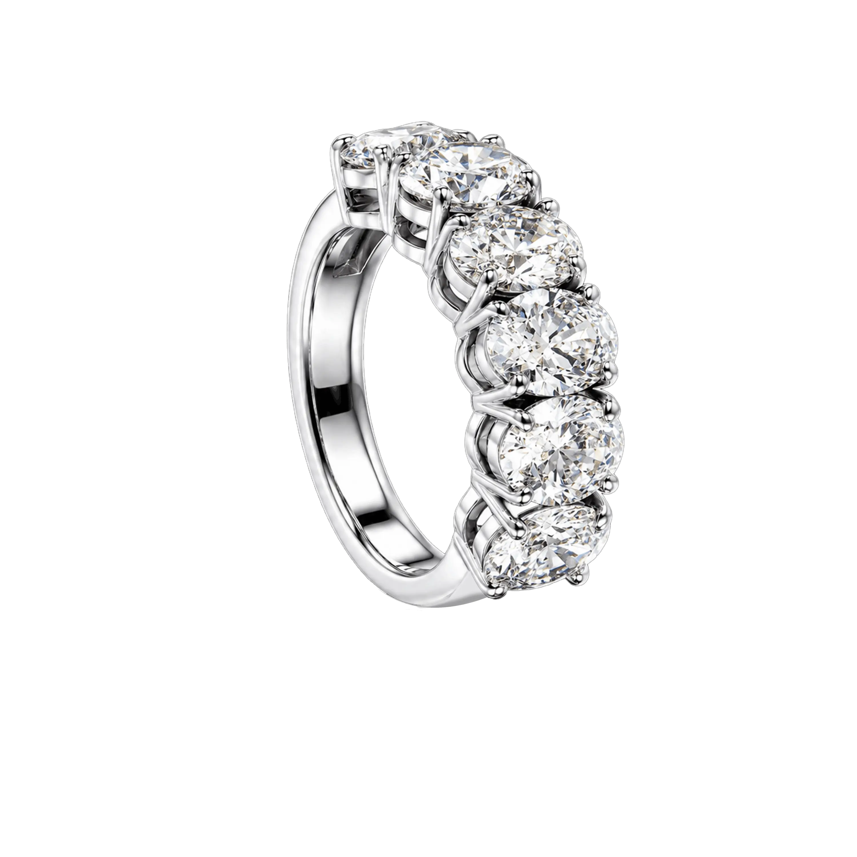 Diamond Cluster Eternity Ring