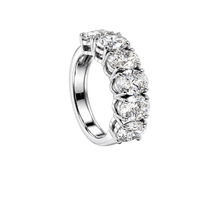 Diamond Cluster Eternity Ring